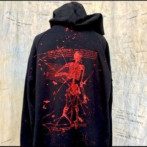 H naoto zip up hoodie anarchy